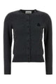 Isabel Marant Etoile Charcoal Cotton Blend Mona Cardigan