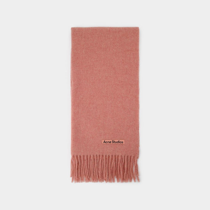 Acne Studios Canada Scarf In Pink Wool