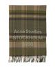 Acne Studios Green Wool Scarf