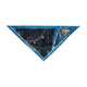 Acne Studios Scarf -  - Silk - Black/Blue