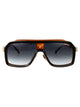 Carrera Black Horn Acetate Sunglasses