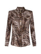 Elisabetta Franchi Cacao Cotton Shirt