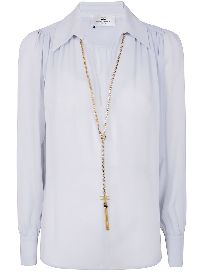 Elisabetta Franchi V Neck Shirt