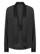 Tom Ford Tom Ford Polka Dot Silk Lavallière Tunic Top