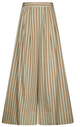 Liu Jo Green Tobacco Linen Trousers