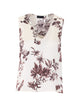 Liu Jo Chocolate Leaf Cotton Jacket