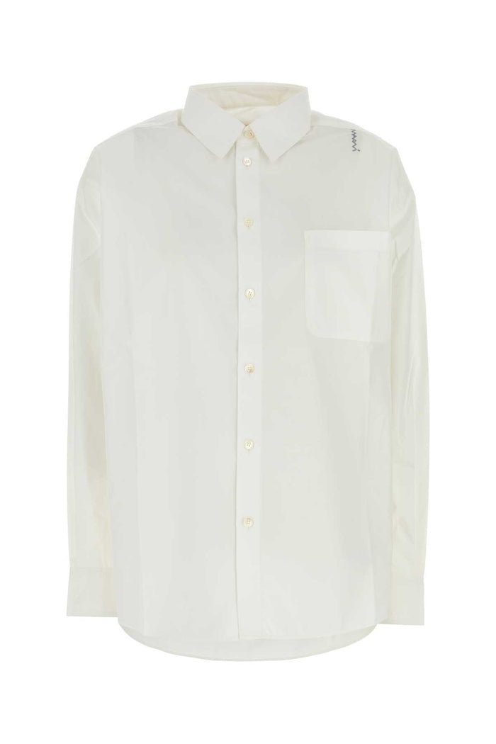 Marni White Poplin Shirt