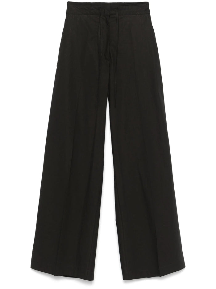 Parosh Canyox Black Cotton Trousers