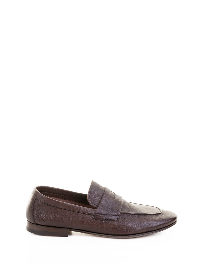 Henderson Moccasin In Dark Brown Leather