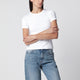 Flore Flore White Car Tee Organic Cotton T-Shirt