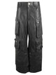 Fermas Club Leather Cargo Pants