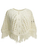 Rakki Perforated Cotton Cape