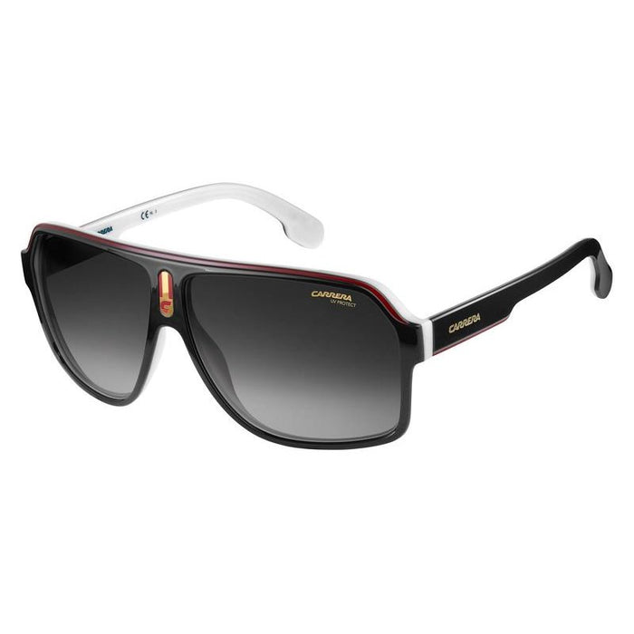 Carrera Black White Acetate Sunglasses