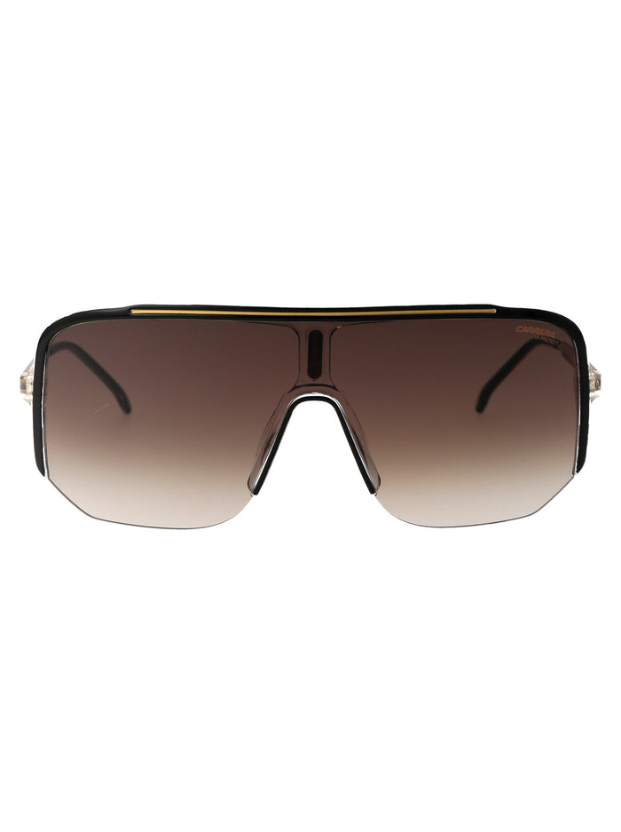 Carrera Black Gold Metal Sunglasses