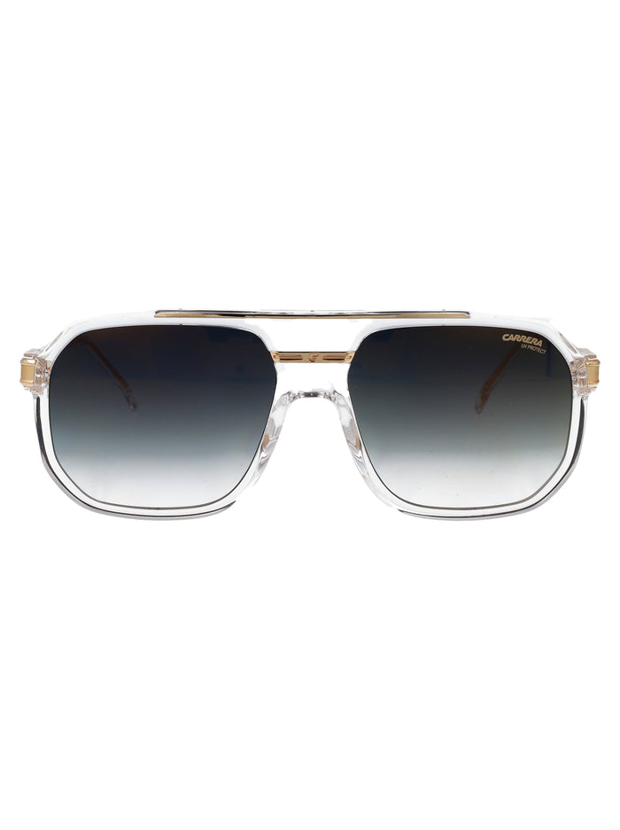 Carrera Crystal Gold Acetate Sunglasses
