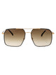 Carrera Blk Gold B Metal Sunglasses