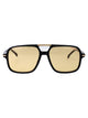 Carrera Black Yellow Acetate Sunglasses