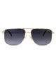 Carrera Gold Black_ Stainless Steel Sunglasses