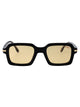 Carrera Black Yellow Acetate Sunglasses