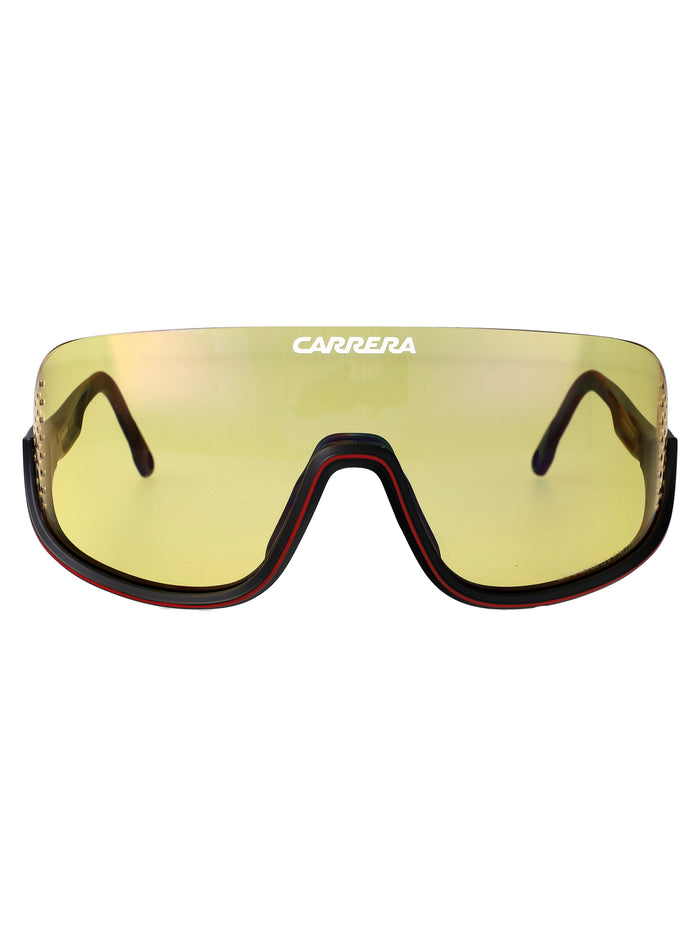 Carrera Matte Black Red Polyamide Inj-Gril. Sunglasses