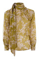 Elisabetta Franchi Printed Silk Voile Blouse