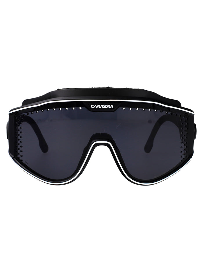 Carrera Matte Black Acetate Sunglasses