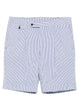 Pt01 Striped Seersucker Cotton Shorts