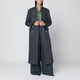 Tagliatore  Black Houndstooth Double-Breasted Coat