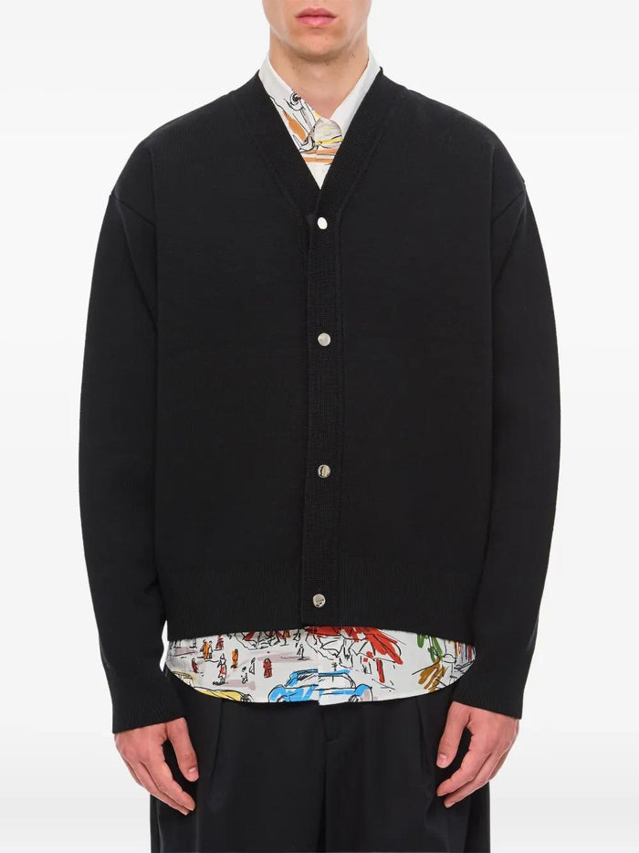 Jacquemus Ribbed Cardigan With V-Neck