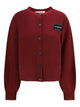 Marni Button-Fastening Cardigan With Logo Patch