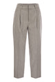 Pt01 Daisy - Wool And Cashmere Pinstripe Pants