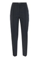Pt01 Frida - Cotton And Silk Trousers With Pleat