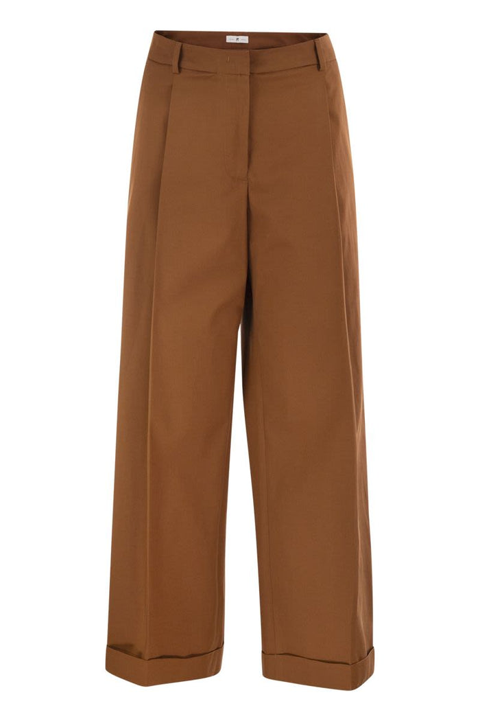 Pt Torino Anna - Stretch Cotton Gabardine Pants