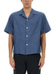 Aspesi Short Sleeve Denim Shirt