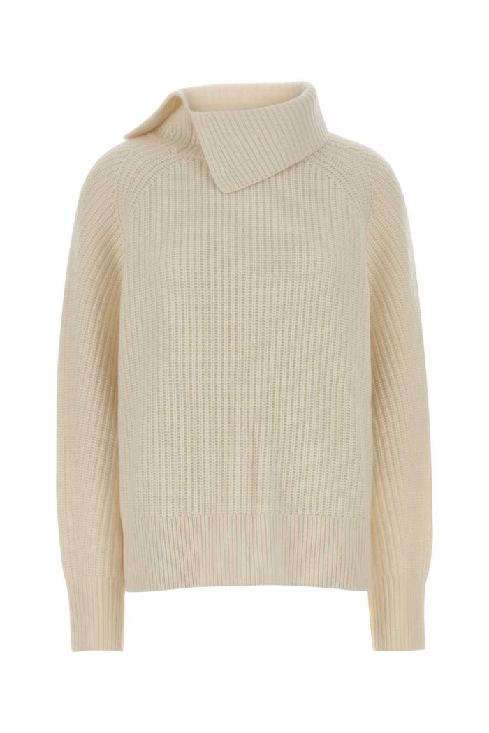Loulou De Saison Ivory Cashmere Cecil Sweater