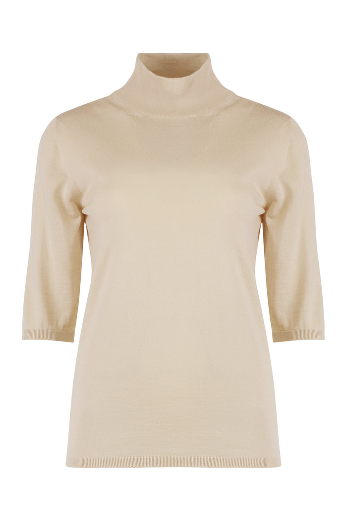 Max Mara Cecina Virgin Wool Turtleneck Sweater