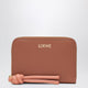 Loewe A Zip Coin Purse In Shiny Calf Nappa Leather With A Contrasting Knotted Pull