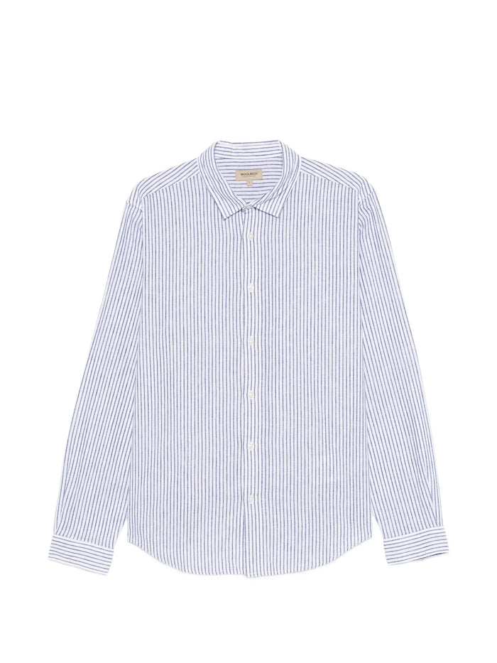 Woolrich Striped Linen Shirt