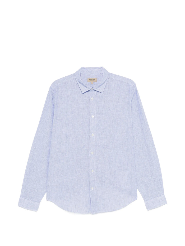 Woolrich Striped Linen Shirt
