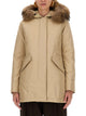 Woolrich Arctic Raccoon Brown Parka