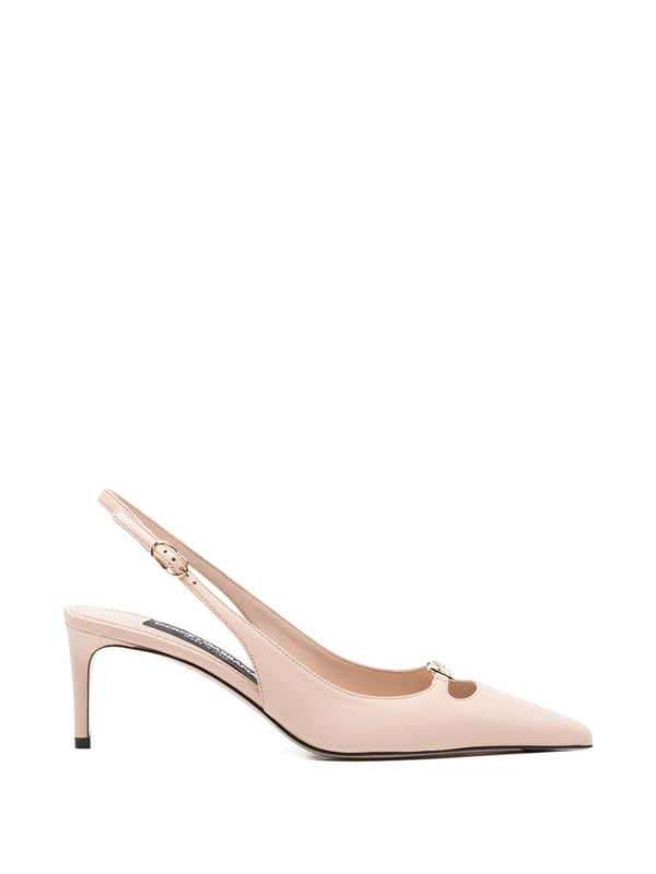 Dolce & Gabbana Leather Pumps With Logo