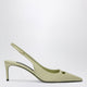 Dolce&Gabbana Lollo Slingback Pumps In Silk Nappa, Sage
