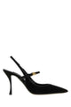 Dolce & Gabbana Black Lambskin Goat Leather Flat Shoes