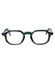 Cutler And Gross Striped Dark Green Acetate Glasses