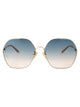 Chloé Acetate Gold Sunglasses