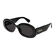 Chloé Black-Black-Grey Acetate Sunglasses