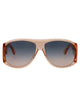 Chloé Orange-Orange-Grey Recycled Acetate Sunglasses