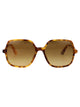 Chloé Havana-Havana-Brown Acetate Sunglasses