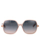 Chloé Beige-Beige-Grey Acetate Sunglasses
