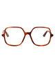 Chloé Havana-Havana-Transparent Acetate Glasses